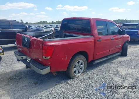 2012 Nissan Titan Sv из США, поврежденный, VIN 1N6BA0ED0CN305780